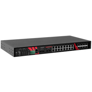 Antaira LMX-2812G-4X8S (-T) 28-Port Managed Gigabit Ethernet Switch, 16 Gigabit Ethernet, 4 1G/2.5G/10G SFP+ Slots, 8 Gigabit SFP slots